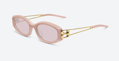 Gentle Monster Solid Loop P7 Sunglasses Pink/Gold With Case New