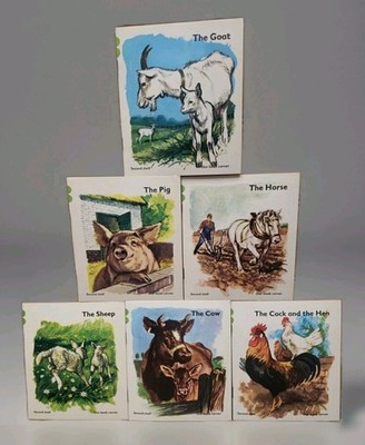 Our Book Corner Series 70's By Jean Wilson Farmyard Animals 6 Books 2nd Shelf 