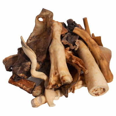OGF Dental Natur L Kausnacks für große Hunde Zahnpflege Rinderhaut Kauartikel