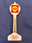 Vintage Shell Pole Sign Thermometer