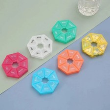 Daily Pill Box 7 Day Week Weekly Organiser Storage Medicine Tablet Dispenser UK