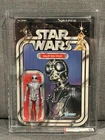 VINTAGE  1977 / 78 Death Star Droid CARDED Action Figure - AFA GRADED
