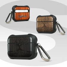 Wooden Case for AirPods Pro 2nd/1st Gen AirPods 4 AirPods Pro 3 Case Tree