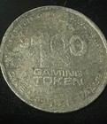Silver slipper $1 casino Gaming Token Coin (Casino Token) cm — photo 2
