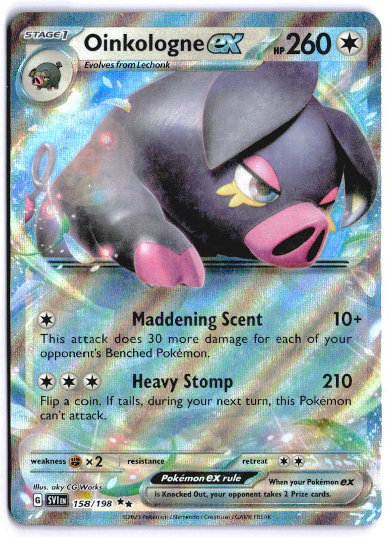 Oinkologne ex 158/198 SV01: Scarlet & Violet Base Set Holofoil EN Pokemon NM
