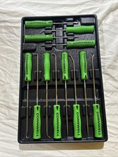 Cornwell Tools Ctg812hpsg 12pc Hook Pick Set Neon Green Soft Grip Handle Cornwell Tools Ctg812hpsg 12pc Hook Pick Set Neon Green Soft Grip Handle