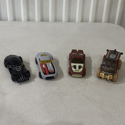 4 x Hot Wheels Chewbacca Darth Vader Autos Star Wars Set Konvolut Lot