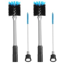 MOSOLAN 2-in-1 Bottle  Straw Cleaning Brush - Long Handle - Baby, Sports Bottle