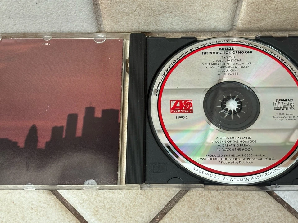 BREEZE - The Young Son Of No One - CD - Explicit Lyrics RARE OG PRESS 781995-2 - Image 3 of 3