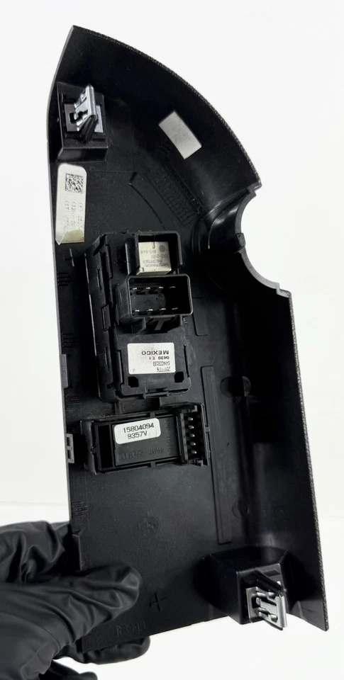 ✅ 07-09 INTERRUPTOR DE VENTANA ELÉCTRICA DELANTERA LADO PASAJERO DERECHO SILVERADO *NEGRO/PLATEADO Foto 4 de 4