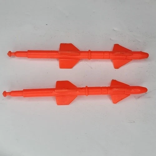 Vtg 1993 Gi Joe Ghoststriker X-16 Plane 2x Missile Vehicle Part Piece