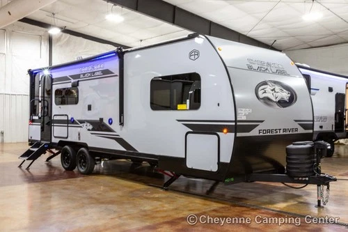 New 2026 Forest River Cherokee Grey Wolf Black Label 23MKBL Couples Camper
