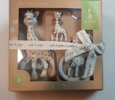 Sophie la Girafe Trío Set de Regalo Mordedor Anillo de Dentición Llavero 0m+