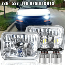 Fit Chevy Express Cargo Van 1500 2500 3500 Pair 7x6 5x7 Led Headlights Hilo Bea Fit Chevy Express Cargo Van 1500 2500 3500 Pair 7x6 5x7 Led Headlights Hilo Bea