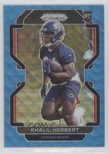 2021 Panini Prizm Rookie Blue Wave Prizm 140/199 Khalil Herbert #425 11nu