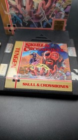 Skull and Crossbones (Nintendo NES, 1990) Cut Rental Box Authentic 
