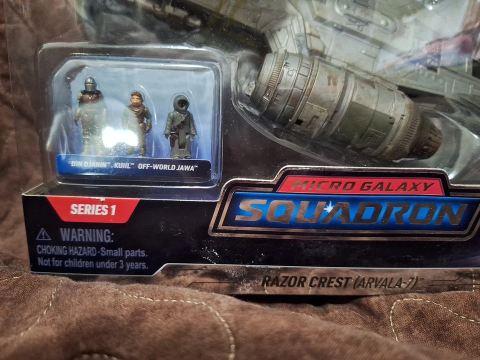 Star Wars Razor Crest Micro Galaxy Squadron Mandalorian Serie 1 Edición de Lanzamiento Foto 2 de 4