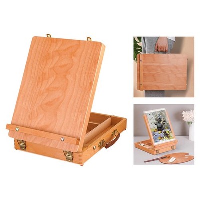 Tragbare Desktop-Tischstaffelei Art Drawing Painting Supply Hölzerne