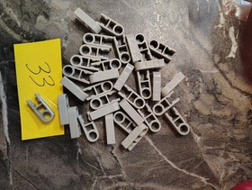 Lot Vintage K'NEX Yellow Hard KNEX Case Roller Coaster Chain Track See Pics Qtys