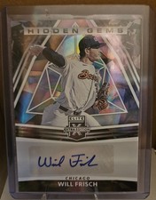 2022 Panini Elite Extra Edition - Hidden Gems Will Frisch #HG-WF Black (AU, RC)