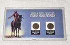 Century Indian Head commemorative One Cent Pennies 1897 & 1907 Display Case