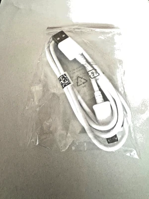 Samsung ECB-DU4AWE USB zu Micro USB Ladekabel und Datenkabel 1 Meter Weiß NEU - Bild 1 von 4