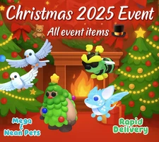 Adopt All Pet - Winter Event - Tree Sasquatch -  Turtle Doves - Humbug