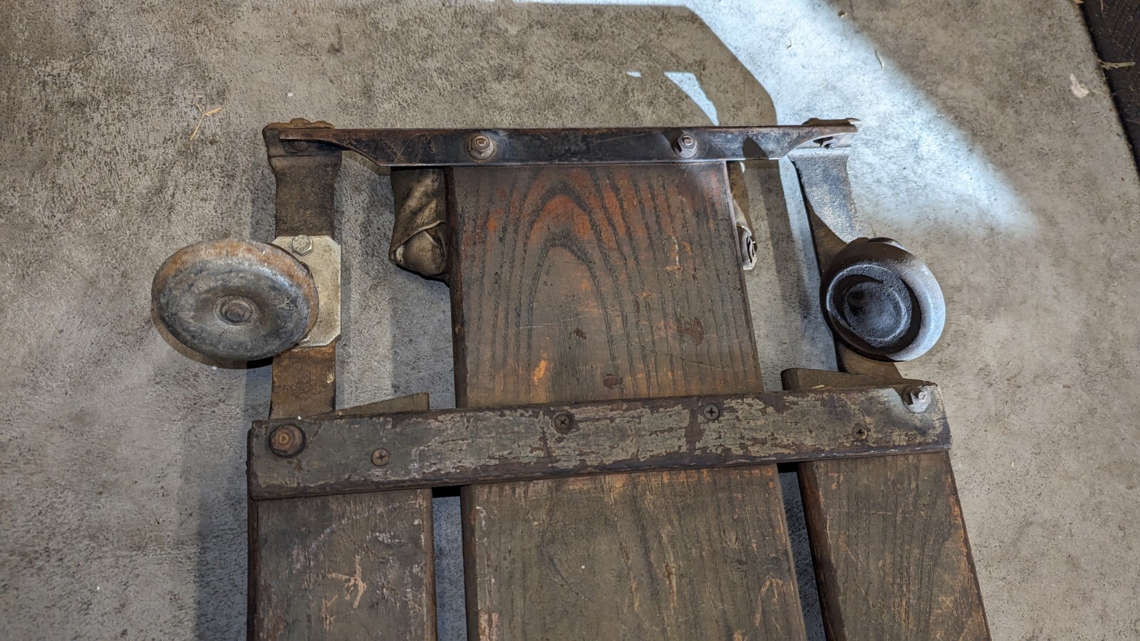 Vintage Lisle Jeepers Creeper Model C Rolling Auto Mechanic Creeper 36