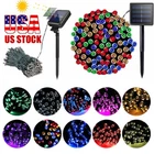 Solar String Lights Outdoor Waterproof Tree Lights Garden Decor 100-200LED Lamp