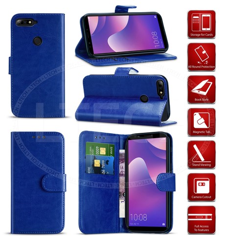 For Motorola Moto G7 Power Wallet Case Card Slot Book Cover Phone Case - Picture 5 of 44