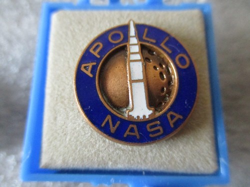 NASA MSFC PINS/TIE TACKS-8*RARE* 55 YR SERVICE+APOLLO LUNAR ROVER+SATURN ROCKET+ - Picture 9 of 24