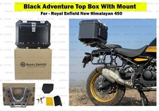Royal Enfield "New Himalayan 450 Adventure Black Top Box With Mount"