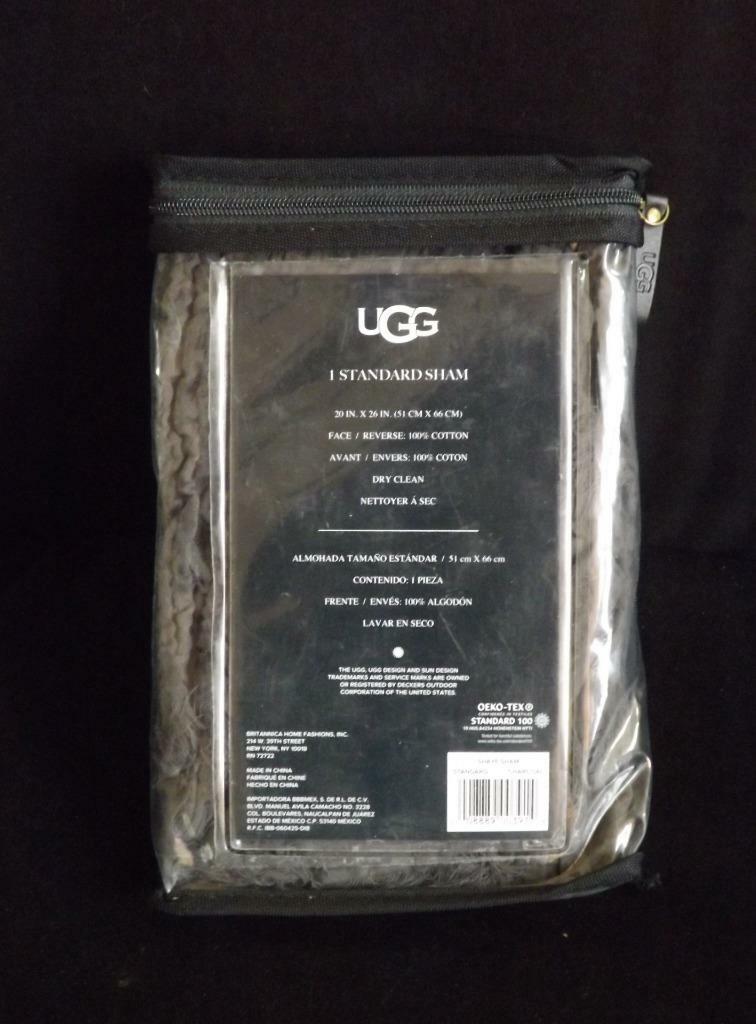 UGG Shaye Charcoal Standard Pillow Sham NIP Mehrere Menge eBay