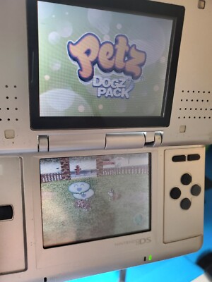 Nintendo DS Console (NTR-001) Silver Bundle 5 Games 