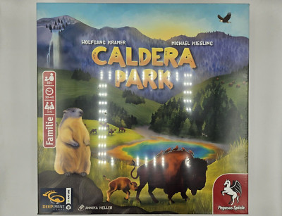 Caldera Park (Deep Print Games) - deutsch Brettspiel NEU von Pegasus Spiele