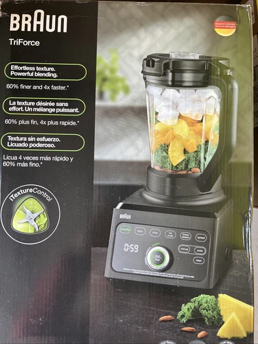 Braun JB9040 TriForce Pro Blender for Smoothies Soups and Chopping in Black  -image