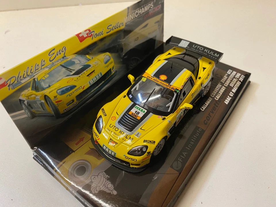 Callaway Chevrolet Corvette Z06R 1/43 1:43 Modell Modellauto Minichamps #18 GT - Bild 2 von 4