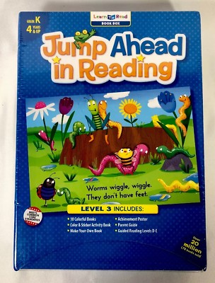 Learn To Read Book Box Jump Ahead In Reading Grade K Level 3 New In ...