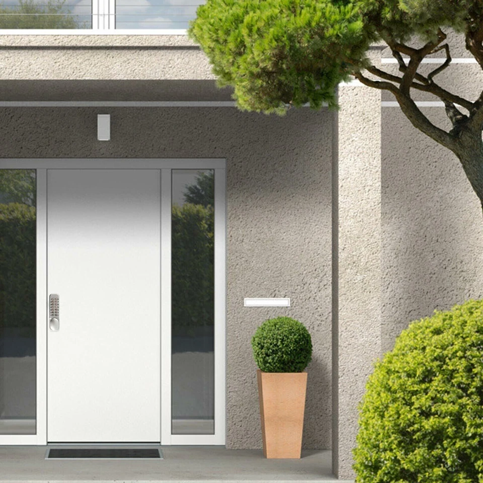 Waterproof Mechanical Digital Door Gate Lock Button Keypad Keyless Code Set UK - Image 2 of 4