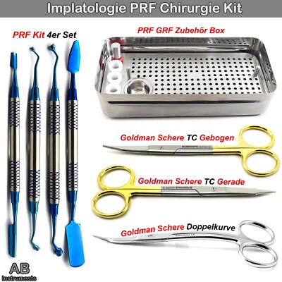 Implant Surgery PRF GRF System Box Goldman Fox Scissors Tamper Bone Palti