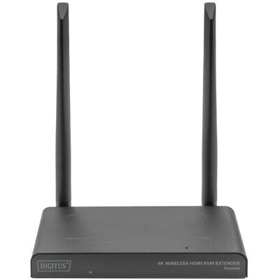 Digitus Wireless HDMI Receiver , HDMI Verlängerung, schwarz