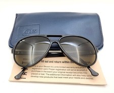 Vintage B L Ray Ban Bausch Lomb G15 Gray Glass Polarized Cats GP 5000 w/Case