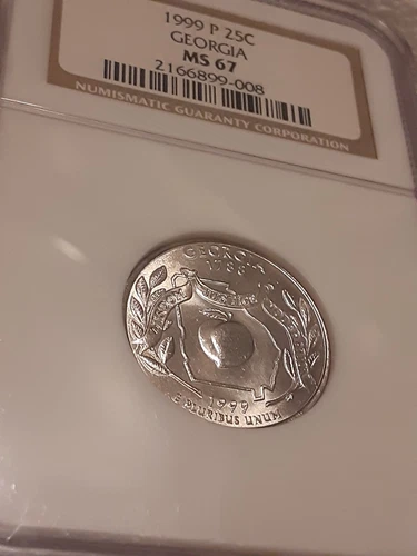 1999-P Georgia State Washington Quarter Business Strike NGC MS67