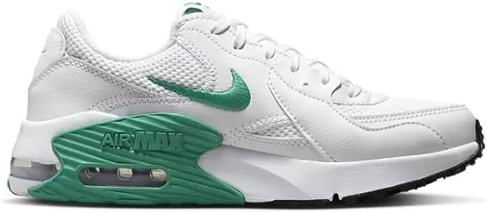 Nike Women's Air Max Excee Running Shoe, White/Neptune Green-Black