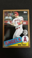 2021 Topps Series 1 Mike Trout 1985 Gold 32/50 