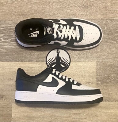 Nike ID Air Force 1 NBY 'Panda' Black White DV3907-900 Women's 11