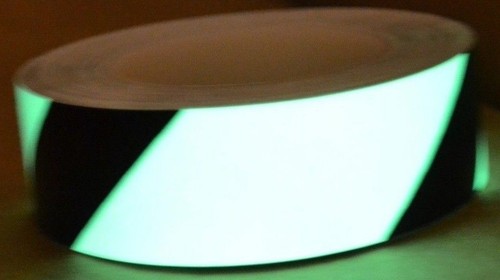 10 Metre x 40mm Glow in the Dark Tape Photoluminescent Tape - Picture 2 of 4