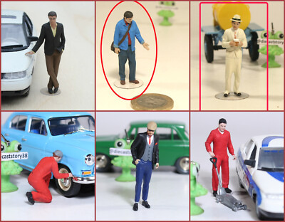 1:43 Figure KAMAZ Fahrer G.M.Vizin Servicemitarbe girl friend russian USSR DDR