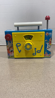 Vintage 1960's Fisher Price Toy TV-Radio 