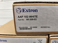 Extron 60-300-03 AAP 102 2-Gang AV Connectivity Mounting Frame, White, Open Box